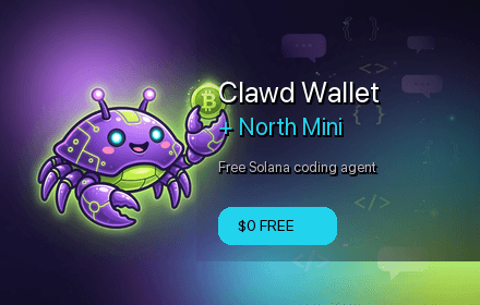 Clawd Wallet + North Mini small promo